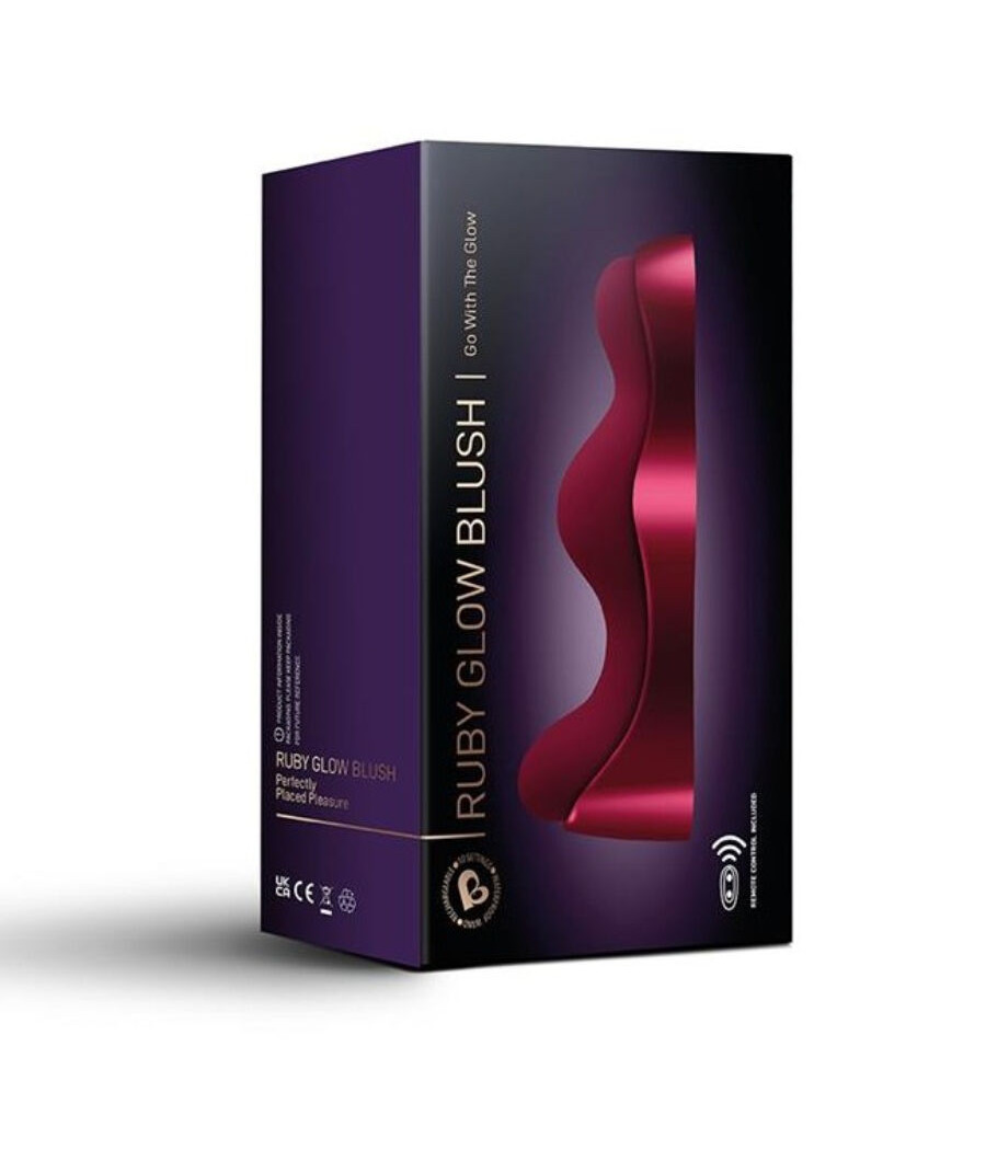 ROCKS-OFF - VIBRADOR PONTO G RUBY GLOW BLUSH VERMELHO