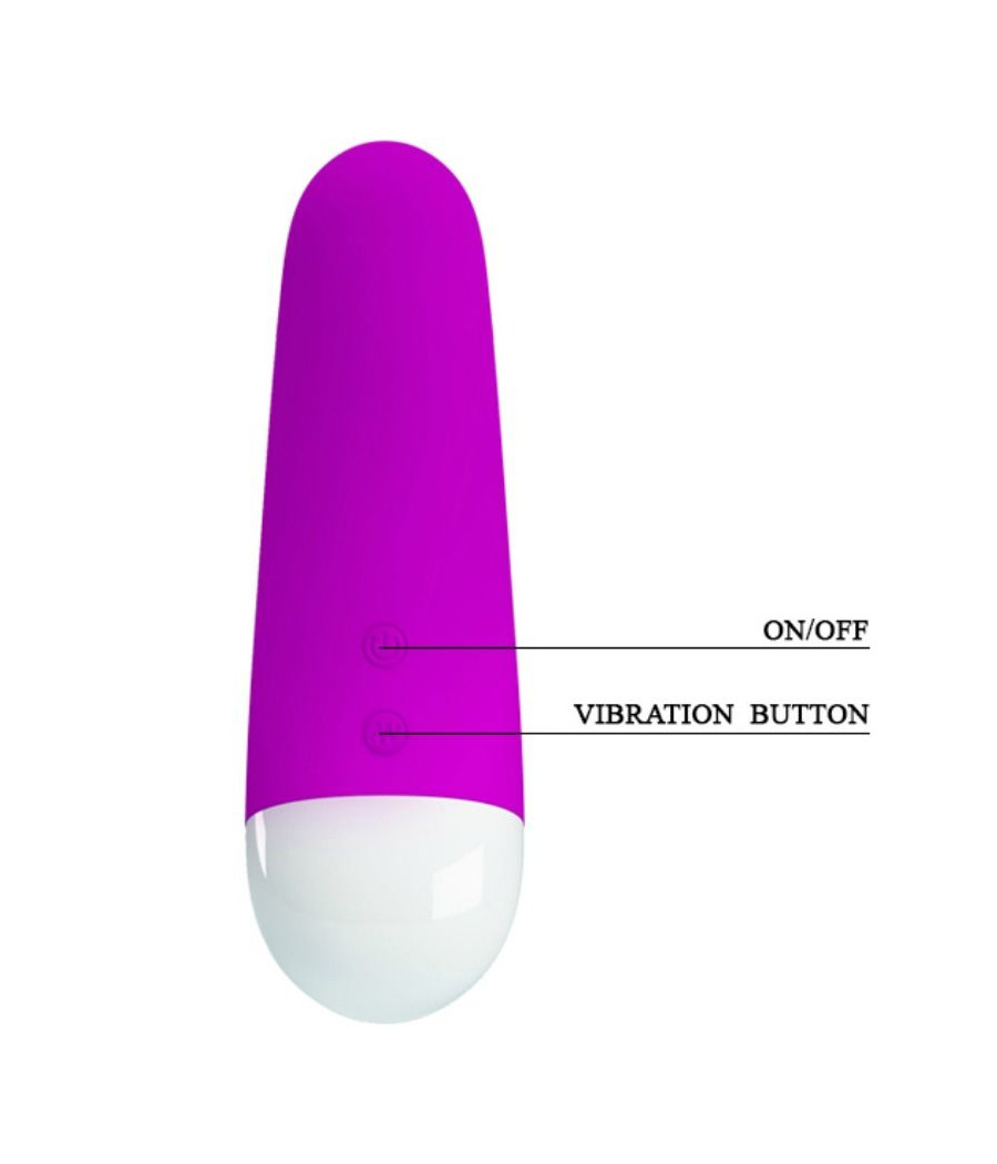PRETTY LOVE - LUTHER MINI VIBRADOR 30 MODOS VIBRACIÓN