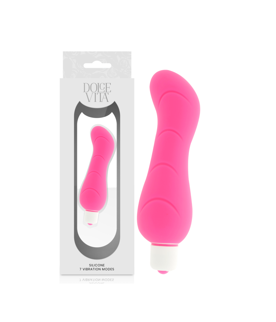 DOLCE VITA - G-SPOT VIBRADOR SILICONA ROSA
