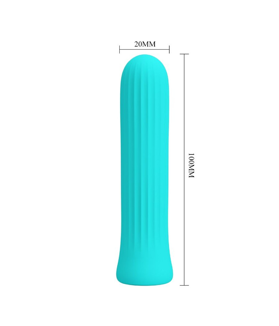 PRETTY LOVE - BLANCHE VIBRATEUR STIMULATEUR BLEU
