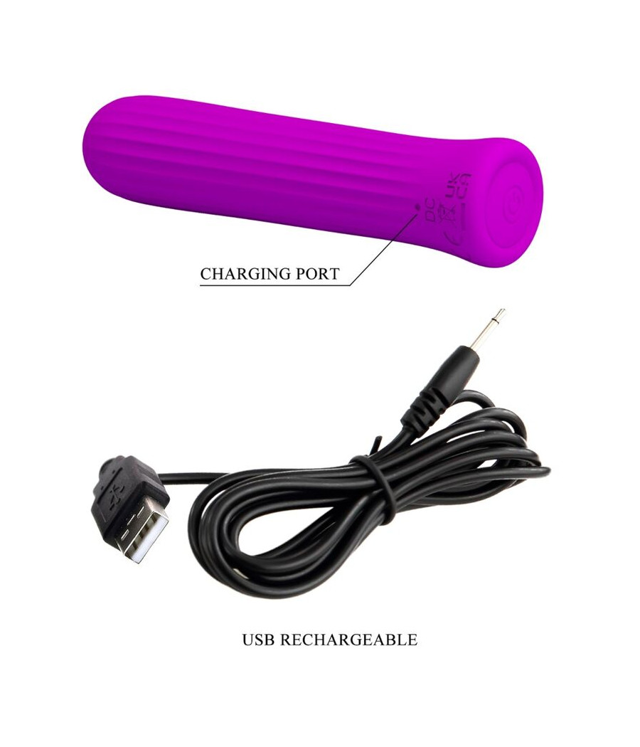 PRETTY LOVE - BLANCHE VIBRATEUR STIMULATEUR ROSE