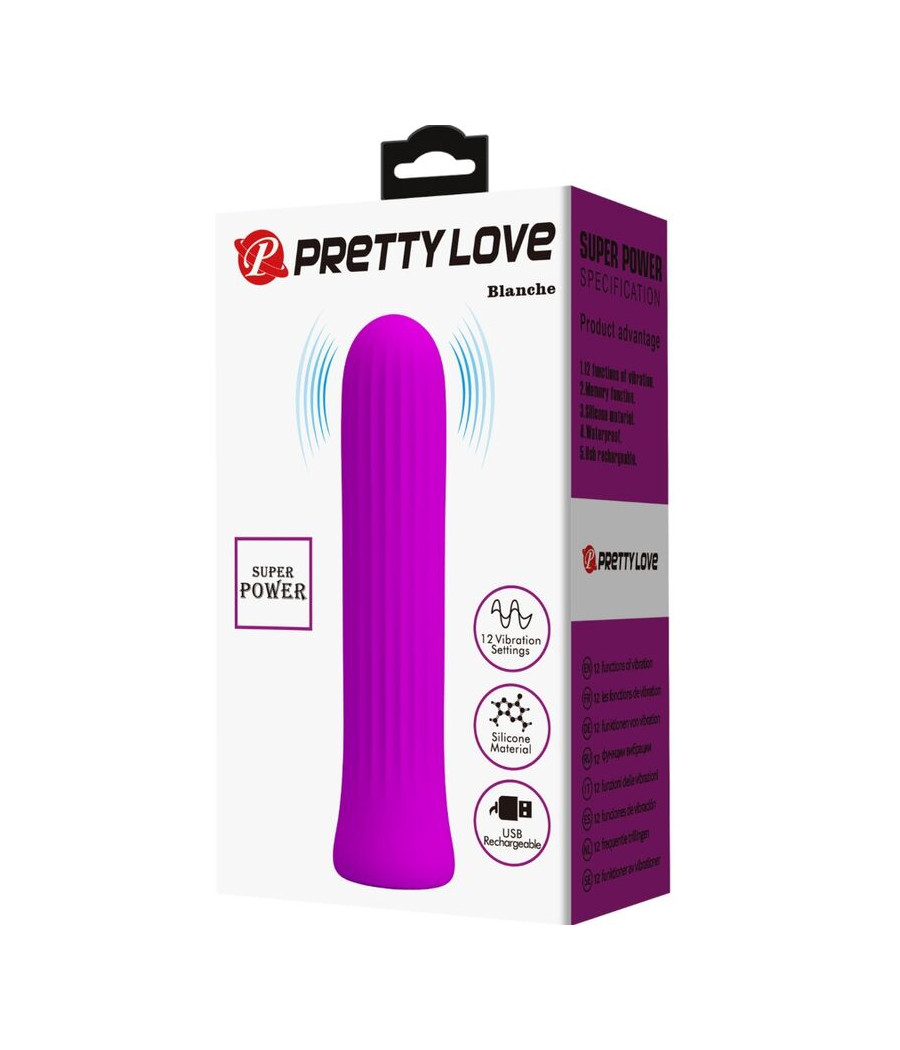 PRETTY LOVE - BLANCHE VIBRATEUR STIMULATEUR ROSE