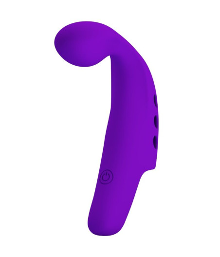 PRETTY LOVE - GORGON PURPLE RECHARGEABLE FINGER VIBRATOR