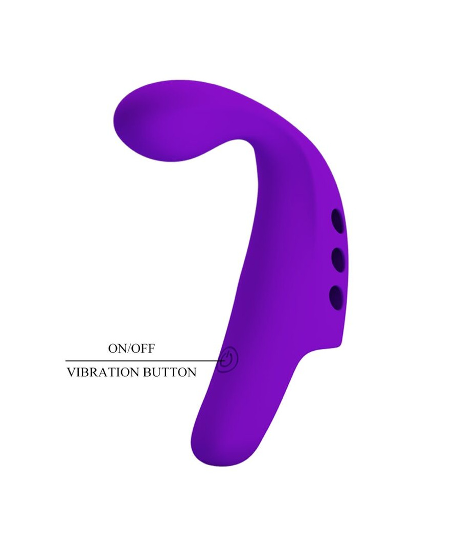 PRETTY LOVE - VIBRATEUR  DOIGT RECHARGEABLE GORGON VIOLET