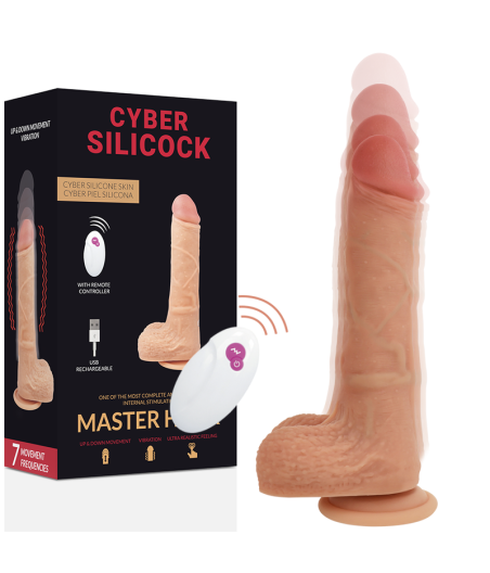 CYBER SILICOCK - TELECOMANDO REALISTICO MASTER HUCK 20.9 CM -O- 4 CM