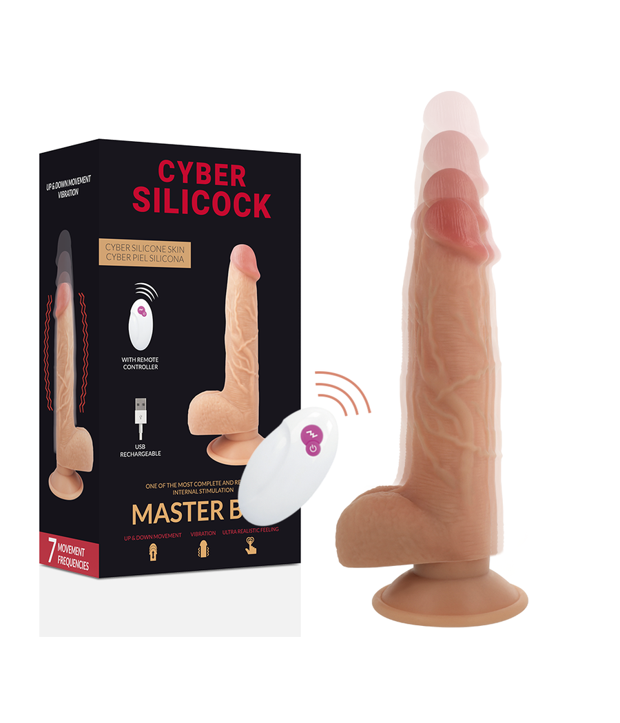 CYBER SILICOCK - REMOTE CONTROL REALISTIC MASTER BEN 23.88 CM -O- 4.3 CM