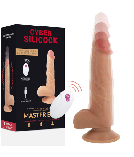 CYBER SILICOCK - REMOTE CONTROL REALISTIC MASTER BEN 23.88 CM -O- 4.3 CM