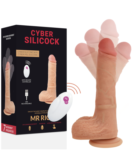 CYBER SILICOCK - REMOTE CONTROL REALISTIC MR RICK 20.9 CM -O- 4 CM