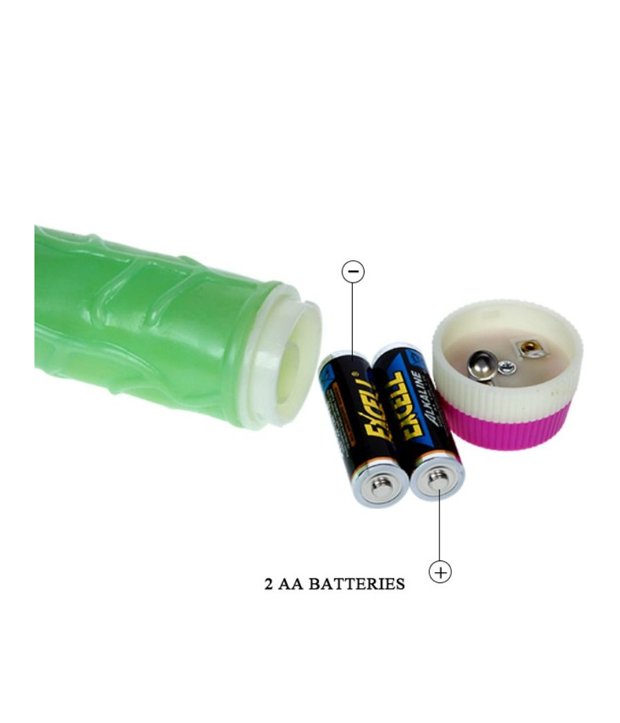 BAILE - VIBRATORE ONDE DI PIACERE 23 CM VERDE