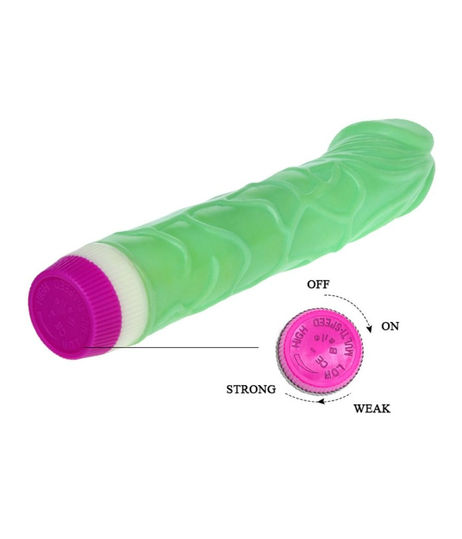 BAILE - VIBRATORE ONDE DI PIACERE 23 CM VERDE