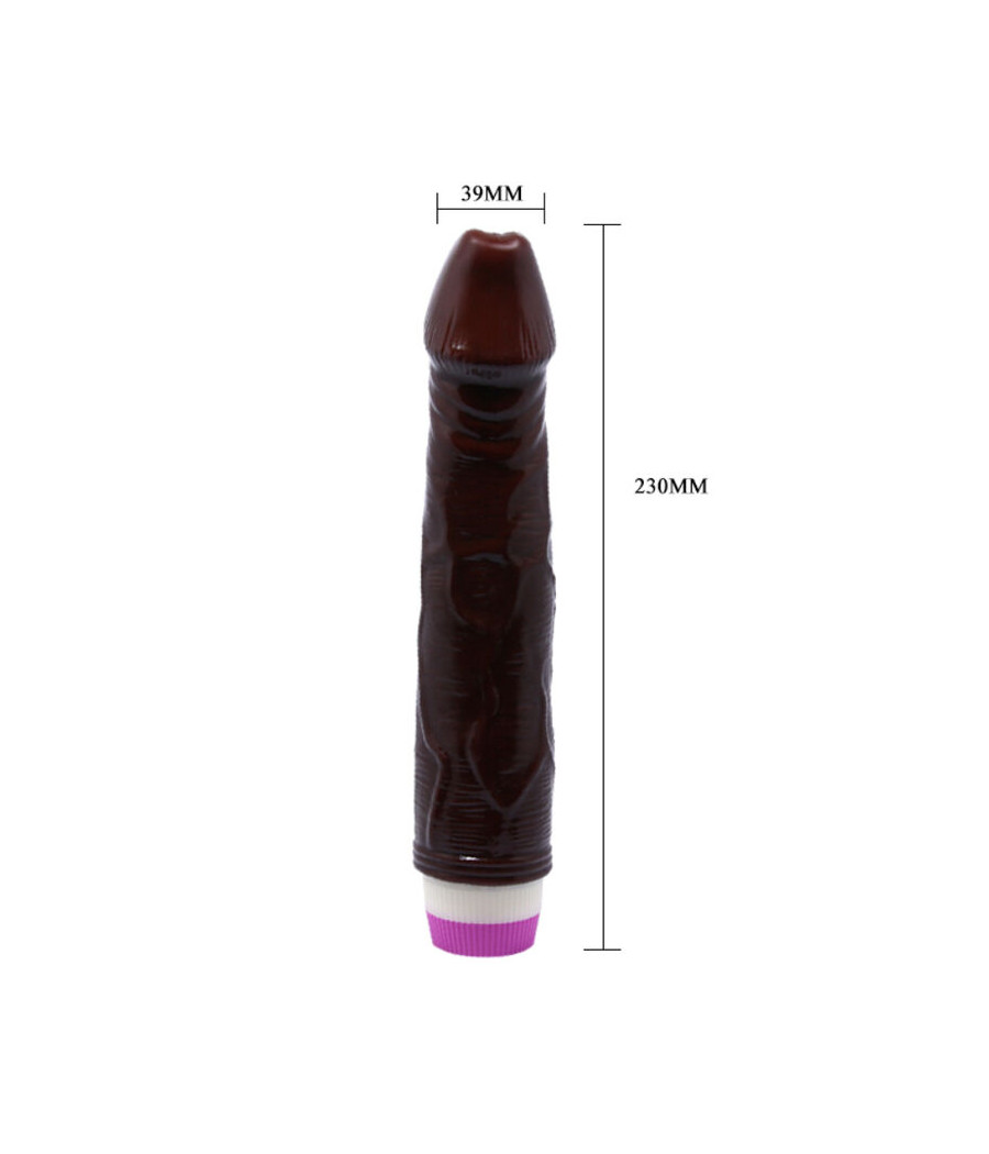 BAILE - VIBRATORE ONDE DI PIACERE 23 CM MARRONE