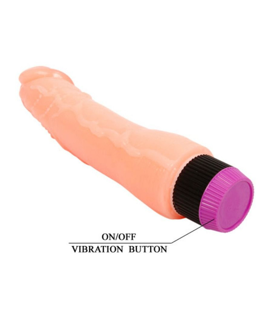 BAILE - VIBRADOR REALÍSTICO FLEXIBLE NATURAL 24 CM