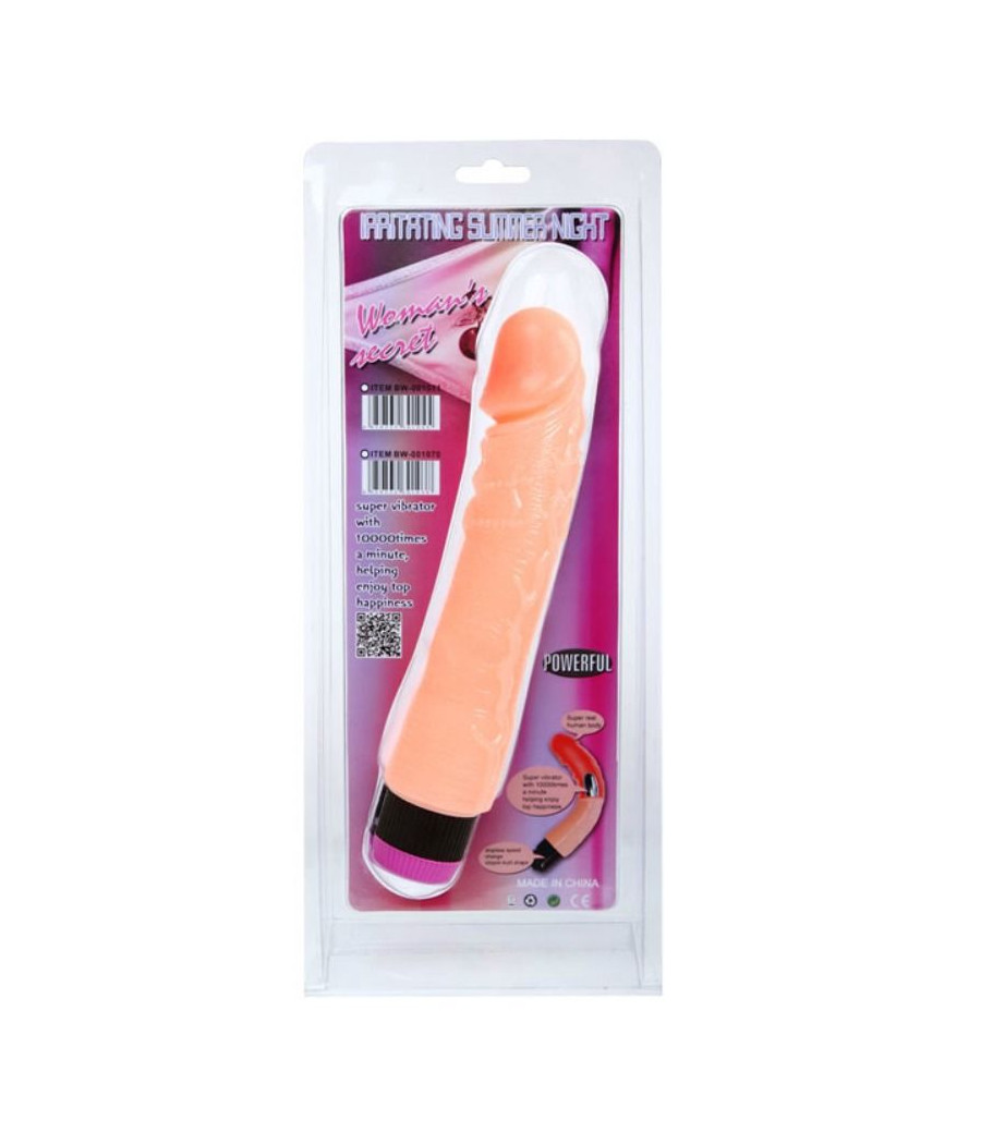 BAILE - VIBRADOR REALISTA FLEXÍVEL NATURAL 24 CM