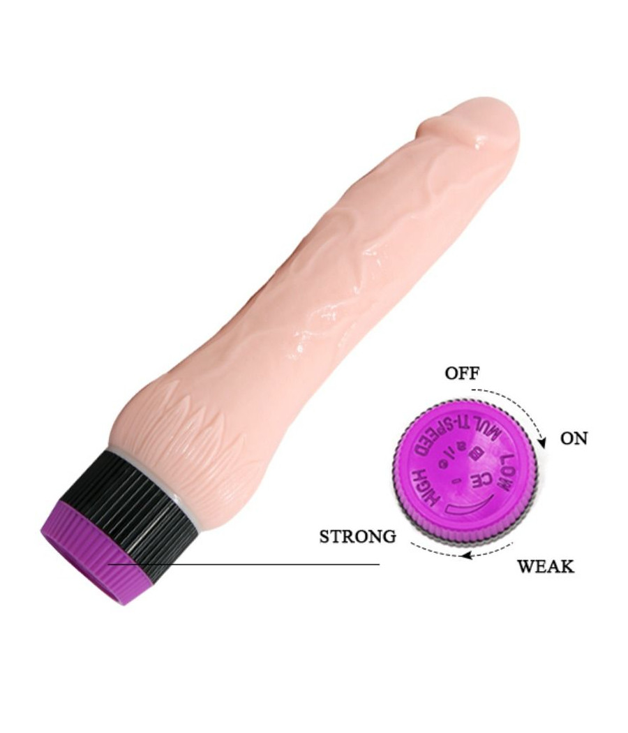 BAILE - ADOUR CLUB VIBRADOR REALÍSTICO BASE ANCHA 22 CM