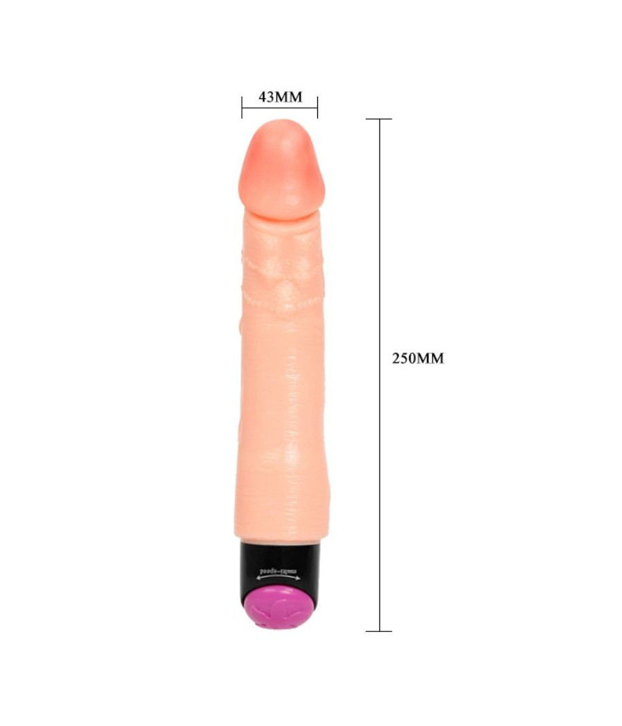 BAILE - VIBRADOR REALÍSTICO FLEXIBLE 25 CM