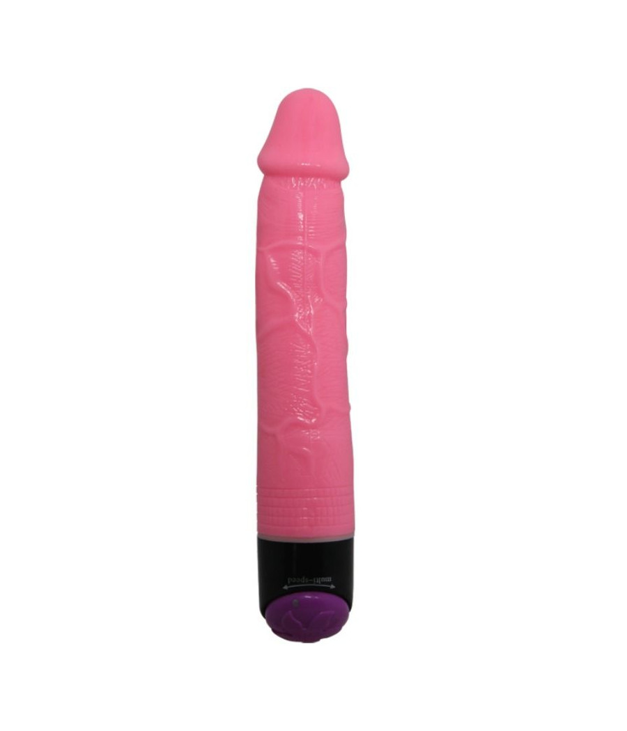 BAILE - COLORFUL SEX REALISTIC VIBRATOR PINK 23 CM