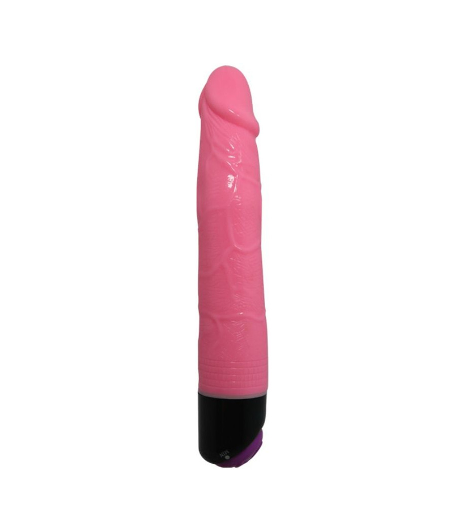 BAILE - COLORFUL SEX REALISTIC VIBRATOR PINK 23 CM