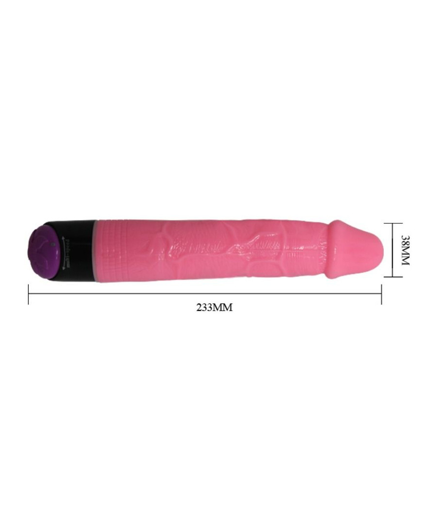BAILE - VIBRATORE SEX REALISTICO COLORATO ROSA 23 CM