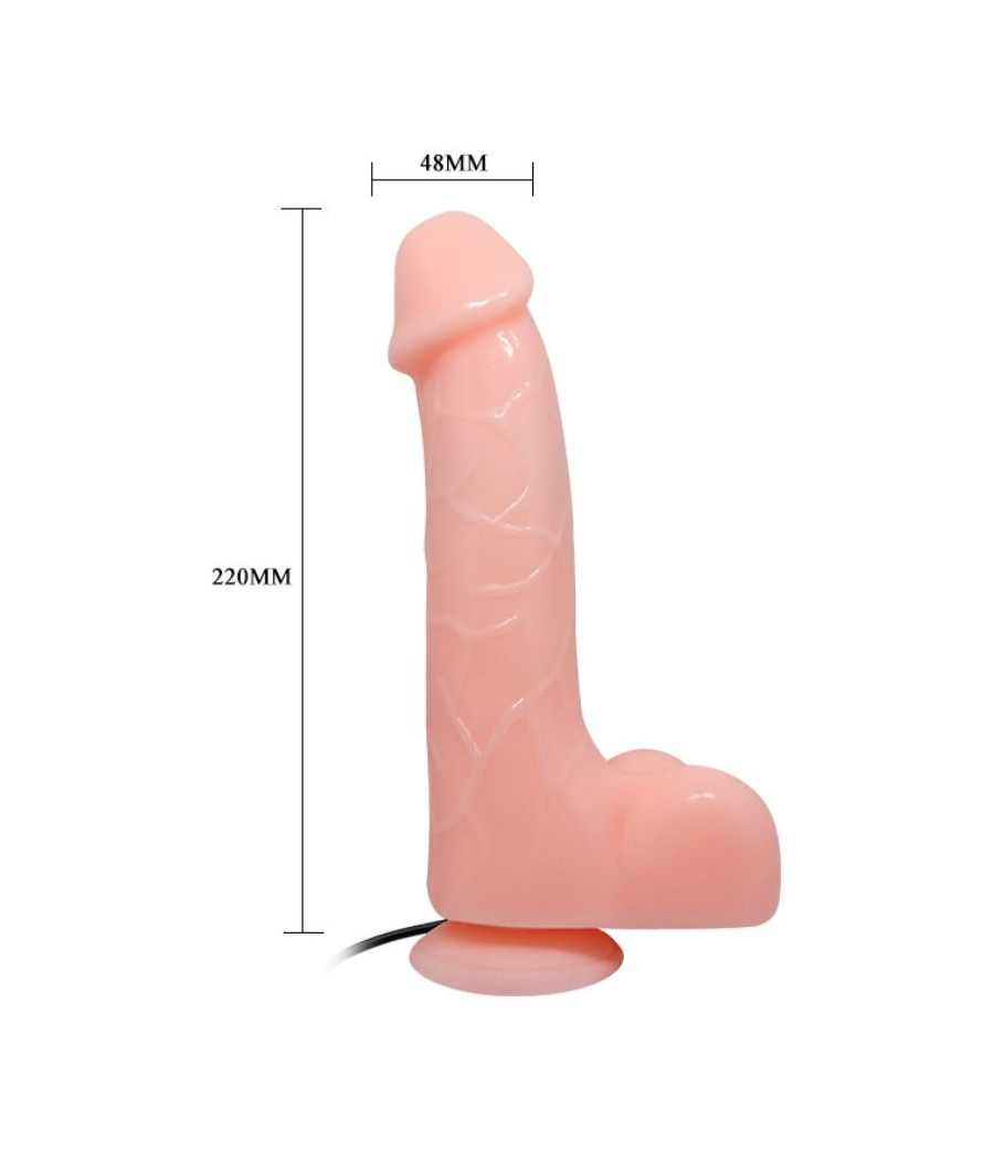 BAILE - VIBRADOR REALÍSTICO BÁRBARA NATURAL 22 CM