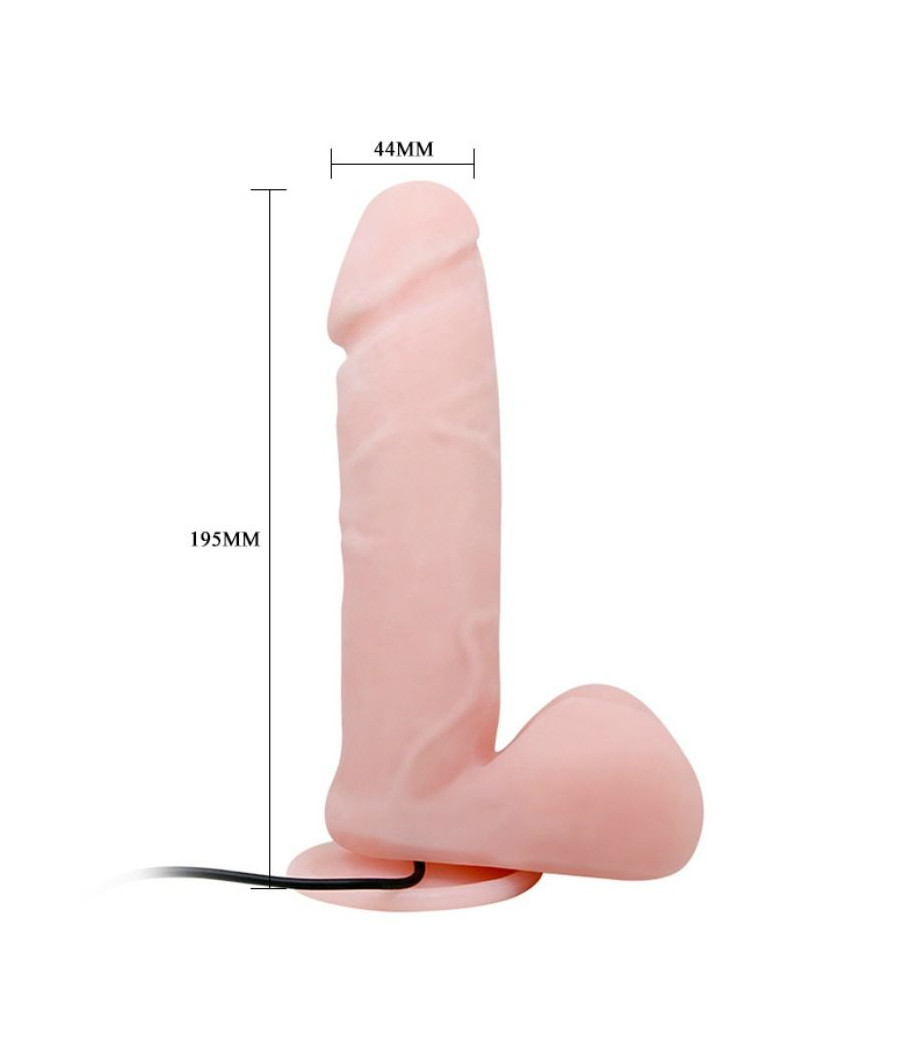 BAILE - VIBRADOR REALÍSTICO OLIVER COM FUNO DE ROTAO