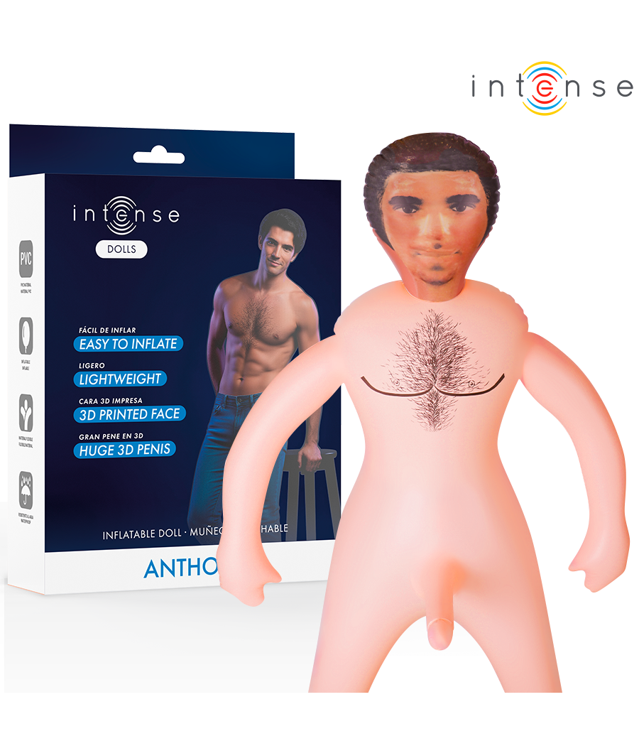 INTENSE DOLLS - ANTHONY MUÑECO HINCHABLE PENE 3D