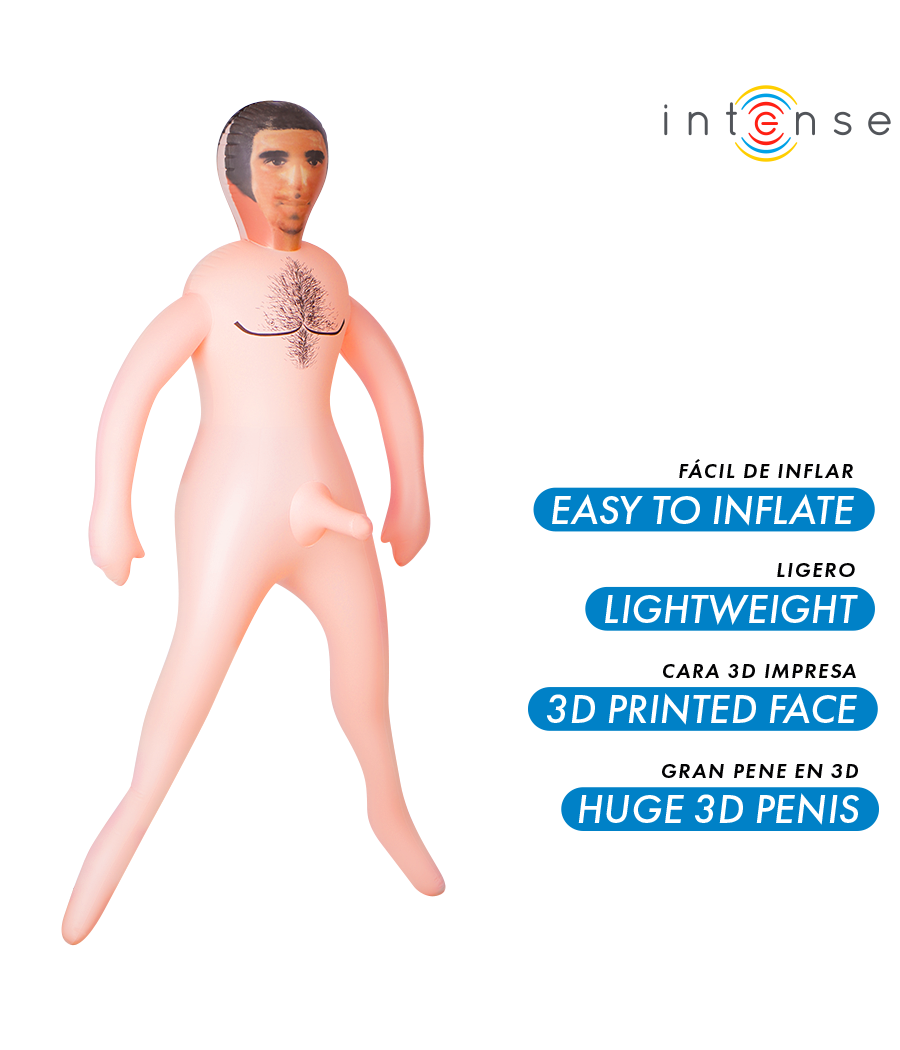 INTENSE DOLLS - ANTHONY INFLATABLE DOLL WITH 3D PENIS