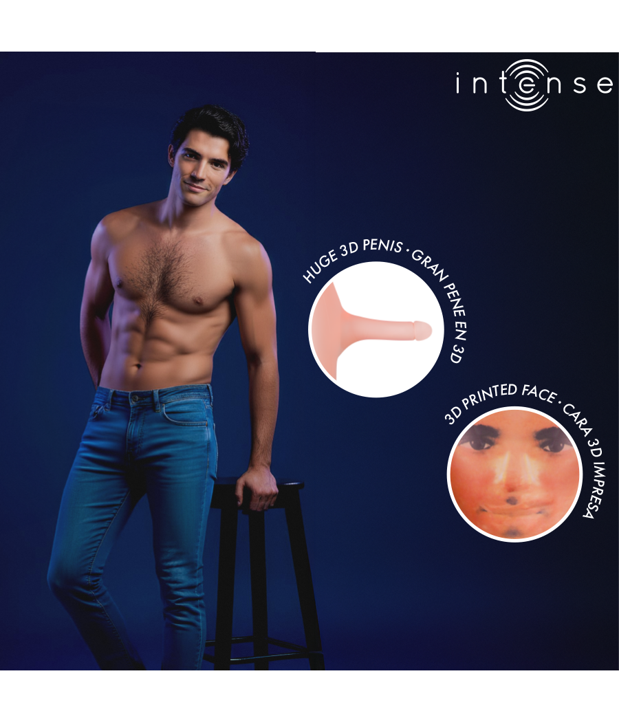 INTENSE DOLLS - ANTHONY INFLATABLE DOLL WITH 3D PENIS