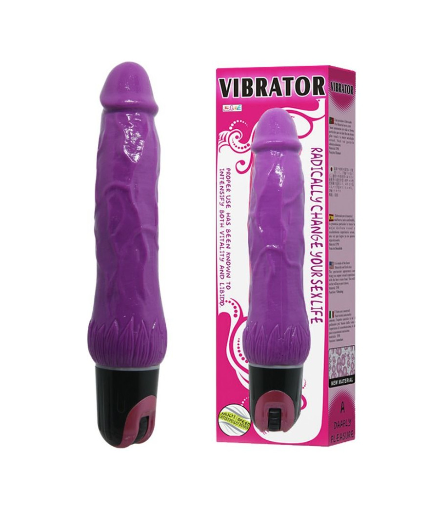BAILE - VIBRATOR DAAPLY PLEASURE MULTIVELOCIDAD MORADO