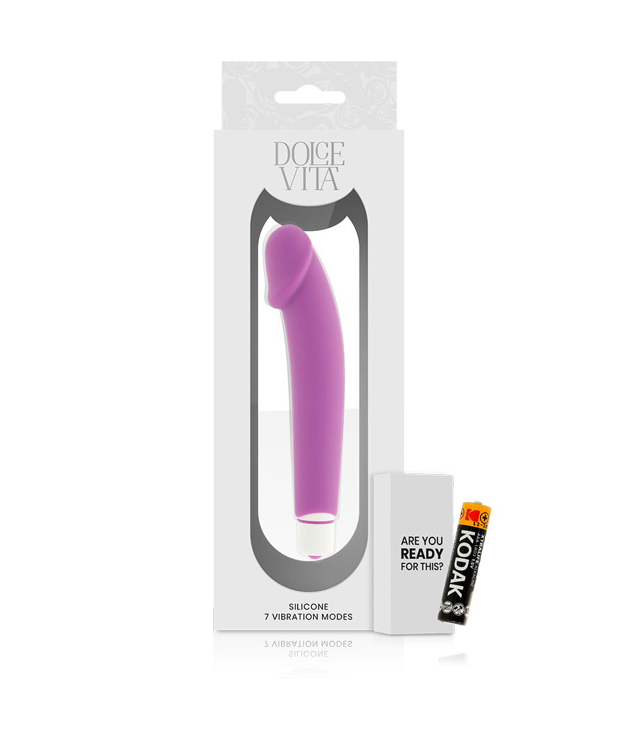 DOLCE VITA - REALISTIC VIBRADOR SILICONA LILA